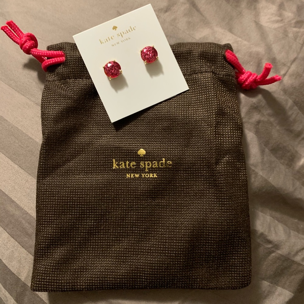 KATE SPADE NEW YORK - Glitter Stud Earrings